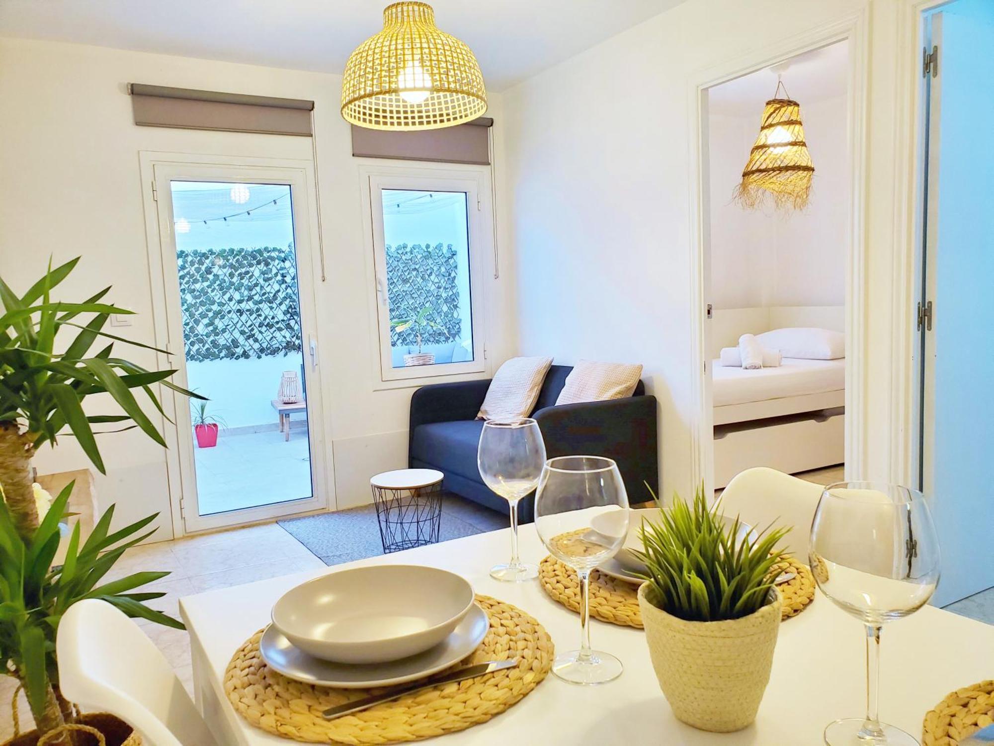 Apartamento Centrico Con Patio Privado Tarragona Exteriör bild